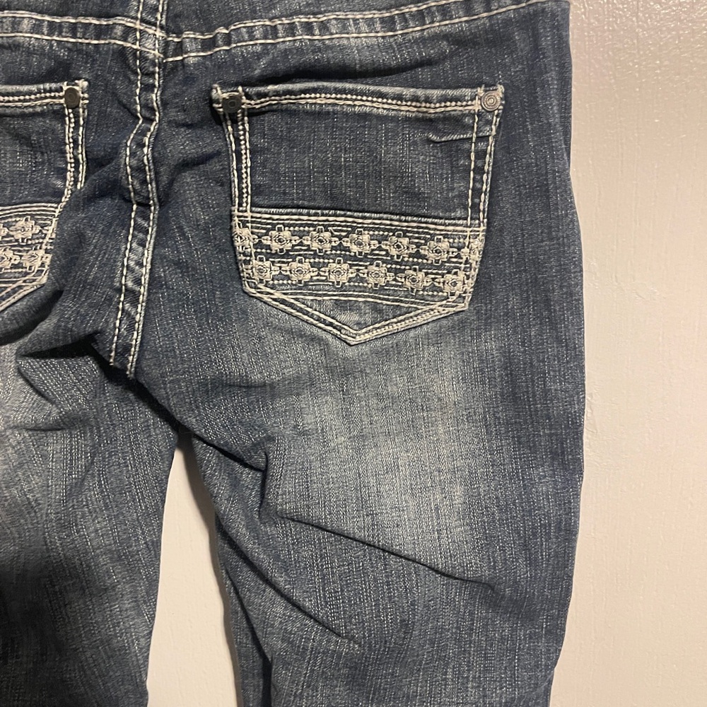 Rock N Roll Cowgirl  Mid Rise Jeans Size 28 x 32 Rodeo Cowgirl Riding Western